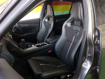 NISSAN�@�X�J�C���C���@ZV37�i2014�N�j�@�Ɂ@RECARO�i���J���j�@�N���X�X�|�[�c�X�^�[CL210H�@BK�@���@�N���X�X�|�[�c�X�^�[�@CL210H�@BK�@����