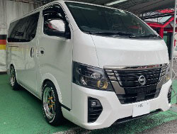 NISSAN�@�L�����o���@E26�@�Ɂ@RECARO�i���J���j�@SR-7F�@KK100�@BK�@����