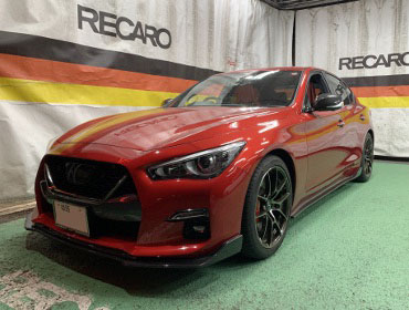 NISSAN�@�X�J�C���C��400R�@RV37�i2023�N�j�@�Ɂ@RECARO�i���J���j�@�X�|�[�c�X�^�[CL210H RED�@���@�N���X�X�|�[�c�X�^�[CL210H�@RED�@����