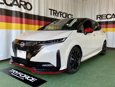 NISSAN�@�I�[��nismo�@FE13�i2023�N�j�@�Ɂ@RECARO�i���J���j�@SR-S�@BK100H�@RED�@�V�[�g�q�[�^�[�t���@����