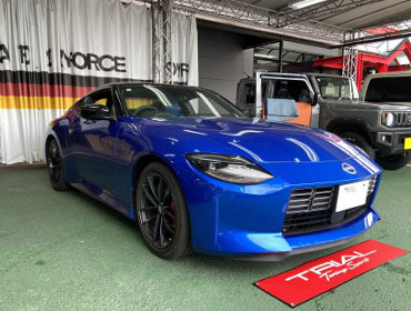 NISSAN�@�t�F�A���f�BZ�@RZ34�@�Ɂ@RECARO�i���J���j�@�X�|�[�c�X�^�[�@GK100H�@BK/�u���[�@����