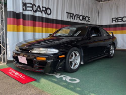 NISSAN�@�V���r�A�@S14�i1994�N�j�@�Ɂ@RECARO�i���J���j�@RS-GS�@BK�@����