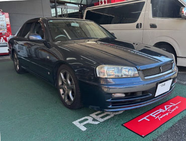 NISSAN�@�X�J�C���C���@25GTV�i1999�N�j�@�Ɂ@RECARO�i���J���j�@RS-GS�@BK�@����