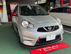 NISSAN�@�}�[�`�@K13�i2012�N�j�@�Ɂ@RECARO�i���J���j�@PRO�@RACER�@RMS2700G�@�~���E�@����