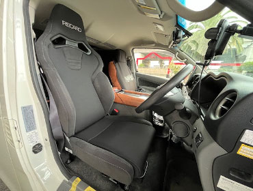 NISSAN�@�L�����o���@LDF-VW6E26�i2019�N�j�@�Ɂ@RECARO�i���J���j�@SR-C�@BK100�@BK/BK�@����