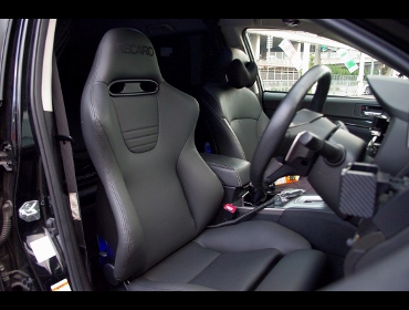 RECARO�i���J���V�[�g�j�@SUBARU�@���K�V�B�c�[�����O���S���@BR9�Ƀ��J���@SPORT-JC ���U�[SE�@BK�@BK/BK�@����
