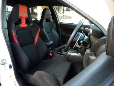 RECARO�i���J���V�[�g�j�@SUBARU�@�C���v���b�T�@WRX-STI�@GVF�Ƀ��J���@SR-7�@���V�b�N�@RED�@����