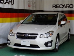 RECARO�i���J���V�[�g�j�@SUBARU�@�C���v���b�T�@GP7�@�Ɂ@RECARO�i���J���j�@SR-7�@GK100�@BK/SIL�@����