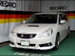 RECARO�i���J���V�[�g�j�@SUBARU�@���K�V�B�@�c�[�����O���S���@BR9�i2013�N12���j�@�Ɂ@RECARO�i���J���j�@SR-7�@GK100�@BK/SIL�@����