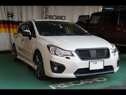 RECARO�i���J���V�[�g�j�@SUBARU�@�C���v���b�T�X�|�[�c�@GP7�@�Ɂ@RECARO�i���J���j�@SR-7�@Kk100�@BK�@����