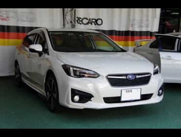 SUBARU�@�C���v���b�T�@�Ɂ@RECARO�i���J���j�@SR-7F�@GK100�@BK/BK�@����