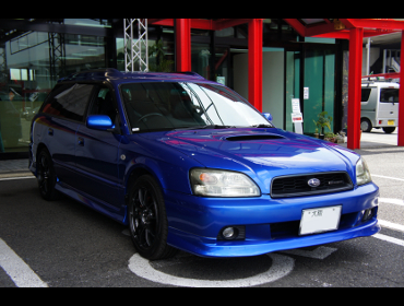 SUBARU�@���K�V�B�@TOURING WAGON�@BH5�iD�^�j�i2003�N�j�@�Ɂ@RECARO�i���J���j�@SR-6�@GK100S�@BK/SIL�@����