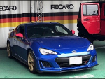 SUBARU�@BRZ�@ZC6�i2019�N�j�@�Ɂ@RECARO�i���J���j�@SR-6�@GK100S�@BK/RED�@�V�[�g�q�[�^�[�t���@�~���E�@����
