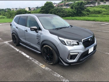 SUBARU�@�t�H���X�^�[�@SK9�i2018�N�j�@�Ɂ@RECARO�i���J���j�@RS-G�@GK�@BK/�u���[�@�V�[�g�q�[�^�[�t���@����