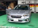 SUBARU�@�C���v���b�T�@GT7�@�Ɂ@RECARO�i���J���j�@SR-7F�@GK100�@BK/�u���[�@����