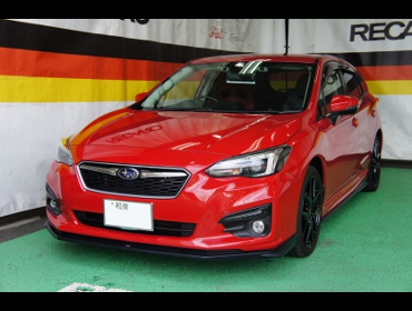 SUBARU�@�C���v���b�T�@�Ɂ@RECARO�i���J���j�@SR-7�@GU100�@RED�@����