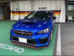 SUBARU�@WRX-STI�@VAB�i2020�N�j�@�Ɂ@RECARO�i���J���j�@SR-6�@GK100S�@BK/SIL�@�V�[�g�q�[�^�[�t���@����