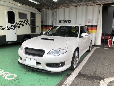 SUBARU�@���K�V�B�c�[�����O���S���@BP5�i2007�N�j�@�Ɂ@RECARO�i���J���j�@SR-6�@KK100S�@BK�@����