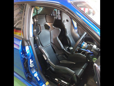 SUBARU�@�C���v���b�TS204�@GDB�i2006�N�j�@�Ɂ@RECARO�i���J���j�@PRO�@RECER�@RMS�@2600A�i�J�[�{���j�@����