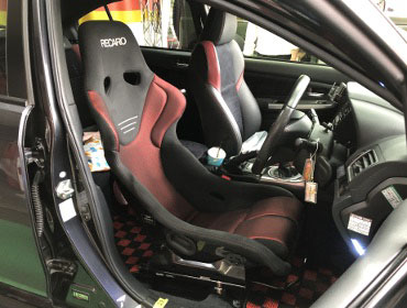 SUBARU�@WRX�@STI�@VAB�i2016�N�j�@�Ɂ@RECARO�i���J���j�@TS-G�@GK�@BK/RED�@����