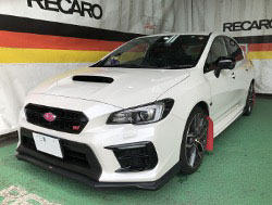SUBARU�@WRX STI�@VAB�@F�i2019�N�j�@�Ɂ@RECARO�i���J���j�@PRO RACER�@RMS2700G�@����