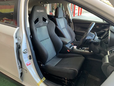 SUBARU�@XV�@GT7�i2017�N�j�@�Ɂ@RECARO�i���J���j�@SR-7F�@GK100�@BK/SIL�@����
