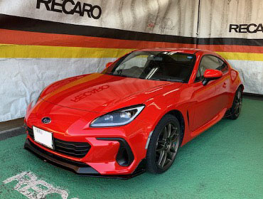 SUBARU�@BRZ�@ZC8�@�Ɂ@RECARO�i���J���j�@SR-7�@GK100�@BK/RED �V�[�g�q�[�^�[�t���@����