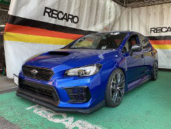 SUBARU�@WRX�@STI�@VAB�i2019�N�j�@�Ɂ@RECARO�i���J���j�@RS-G�@GK�@BK/SIL�@����