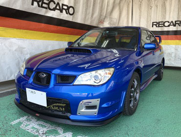 SUBARU�@�C���v���b�T�@TA-GDA�i2007�N�j�@�Ɂ@RECARO�i���J���j�@RS-G�@GK�@BK/Blue�@����