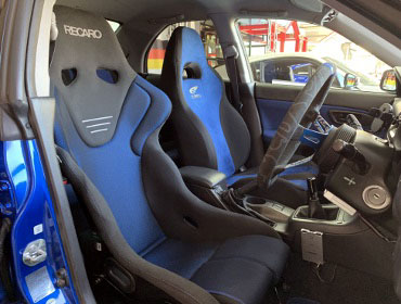 SUBARU�@�C���v���b�T�@TA-GDA�i2007�N�j�@�Ɂ@RECARO�i���J���j�@RS-G�@GK�@BK/Blue�@����
