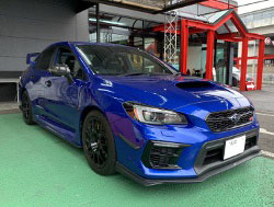 SUBARU�@WRX STI�@VAB�@F�^�i2020�N�j�@�Ɂ@RECARO�i���J���j�@SR-7�@GU100H�@BK�@�~���E�@����