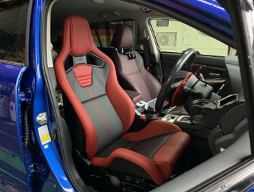 SUBARU�@�����H�[�O�@DBA-VM4�i2016�N�j�@�Ɂ@RECARO�i���J���j�@�X�|�[�c�X�^�[LL210H�@RED�@����