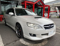 SUBARU�@���K�V�B�@CBA-BP5�i2008�N�j�@�Ɂ@RECARO�i���J���j�@SR-7�@KK100�@BK�@�~���E�@����