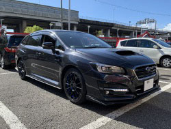 SUBARU�@�����H�[�O�@VM4�i2019�N�j�@�Ɂ@RECARO�i���J���j�@SR-7F�@GK100�@BK/RED�@�~���E�@����
