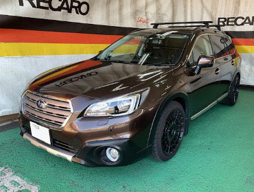 SUBARU�@�A�E�g�o�b�N�@BS-9�i2017�N�j�@�Ɂ@RECARO�i���J���j�@SR-7�@U100H�@BK�@�V�[�g�q�[�^�[�t���@����