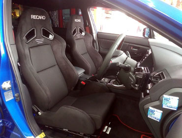 SUBARU�@WRX�@RA-R�@VAB-E�i2018�N�j�@�Ɂ@RECARO�i���J���j�@SR-7�@GU100�@BK�@�~���E�@����