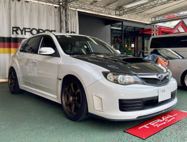 SUBARU�@�C���v���b�T�@GRB�i2008�N�j�@�Ɂ@RECARO�i���J���j�@PRO�@RACER�@RMS2700G�@����