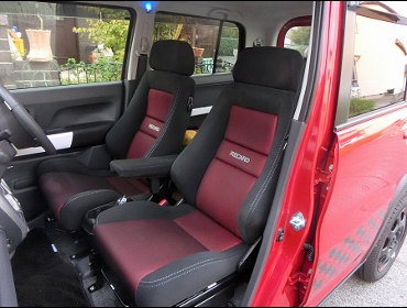 RECARO�i���J���V�[�g�j�@SUZUKI�@�n�X���[��RECARO�i���J���j�@LX-VS SK100 BK/RED�@���@LX-VF SK100 BK/RED�@����