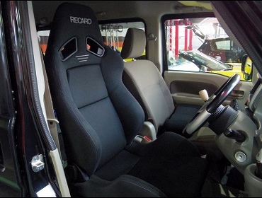 RECARO�i���J���V�[�g�j�@SUZUKI�@�G�u���B�@DA17V�@�Ɂ@RECARO�i���J���j�@SR-7�@KK100�@BK�@����