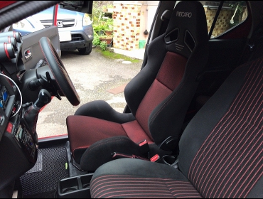 SUZUKI�@�A���g�@�^�[�{RS�@HA36S�i2015�N�j�@�Ɂ@RECARO�i���J���j�@SR-7�@GK100�@BK/RED�@�V�[�g�q�[�^�[�t���@����