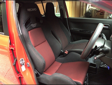 SUZUKI�@�A���g�@�^�[�{RS�@HA36S�i2015�N�j�@�Ɂ@RECARO�i���J���j�@SR-7�@GK100�@BK/RED�@�V�[�g�q�[�^�[�t���@����