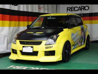 SUZUKI�@�X�C�t�g�X�|�[�c�@ZC31S�i2007�N�H�j�@�Ɂ@RECARO�i���J���j�@SR-6�@GK100S�@BK/BL�@����