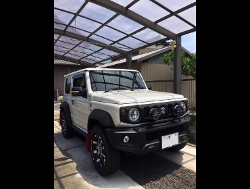 SUZUKI�@�W���j�[�V�G���@JB74�i2019�N�j�@�Ɂ@RECARO�i���J���j�@SR-7F�@Lassic�@���@A/R�^�C�v�@�V�[�g�q�[�^�[�t���@����