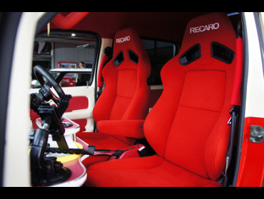SUZUKI�@�G�u���B�@DA62V�i2005�N�j�@�Ɂ@RECARO�i���J���j�@SR-7F�@KK100�@RED�@�A�[�����X�g�t���@�~���E�@����