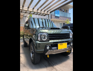 SUZUKI�@�W���j�[�@JB23�@MT�ԁi2015�N�j�@�Ɂ@RECARO�i���J���j�@SR-7F�@GK100�@BK/BK�@����