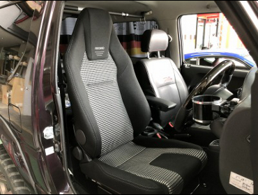 SUZUKI�@�W���j�[�@JB23W�i2008�N�j�@�Ɂ@RECARO�i���J���j�@LX-F�@IN110H�@BK�@A/R�@�V�[�g�q�[�^�[�t���@����