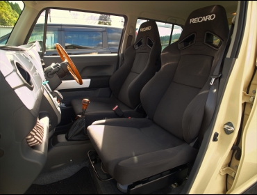 SUZUKI�@�n�X���[�@MR31S�@�Ɂ@RECARO�i���J���j�@SR-7F�@KK100�@BK�@����