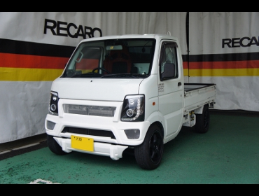 SUZUKI�@�L�����[�@DA63T�i2009�N3���j�@�Ɂ@RECARO�i���J���j�@SR-7F�@GU100�@RED�@�A�[�����X�g�t���@����