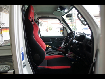 SUZUKI�@�L�����[�@DA63T�i2009�N3���j�@�Ɂ@RECARO�i���J���j�@SR-7F�@GU100�@RED�@�A�[�����X�g�t���@����