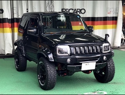 SUZUKI�@�W���j�[�@�V�G���@JB43W�i2011�N�j�@�Ɂ@RECARO�i���J���j�@�N���X�X�|�[�c�X�^�[�@GK100H�@BK�@����